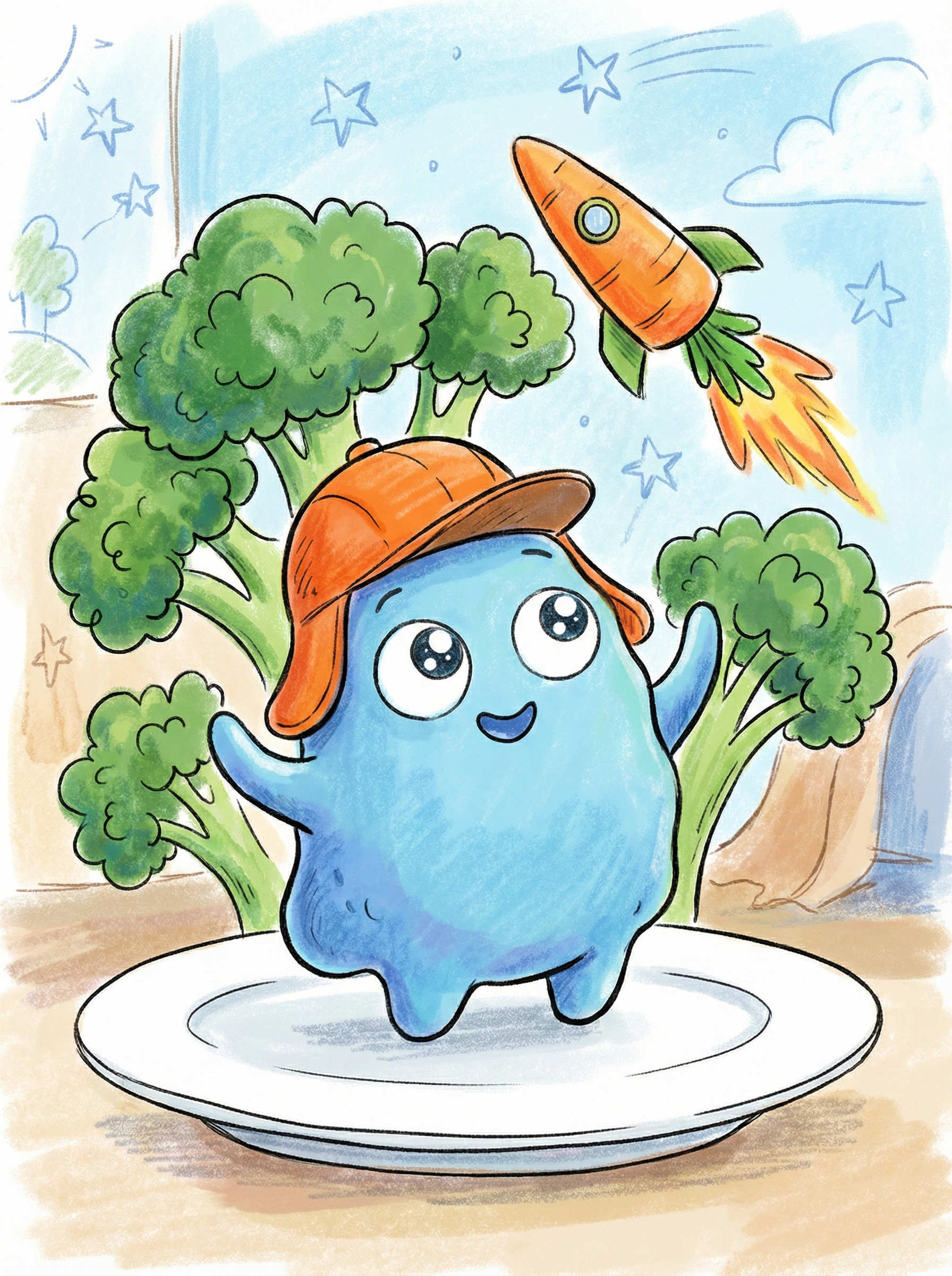 Blot's Broccoli Blast-Off!